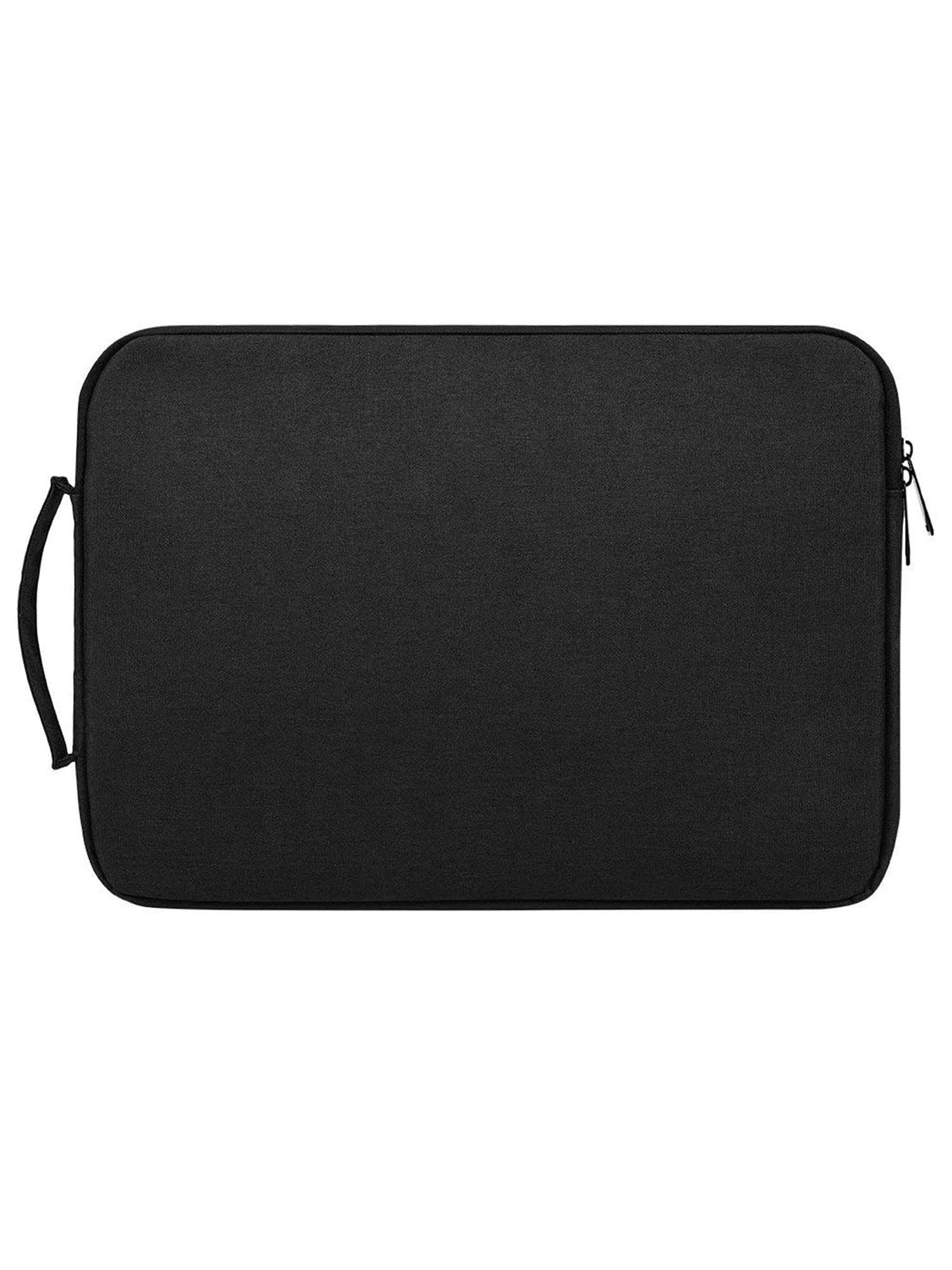 15.6inch Laptop Sleeve Case Computer Carrying Bag Fis for MacBook Pro Lenovo HP Dell, Black