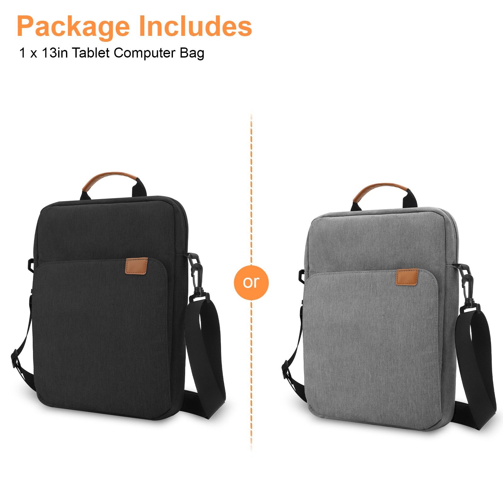 Tablet Sleeve Case, Laptop Shoulder Bag Fits for 13" New MacBook Air M4/A3240 2025, M3/A3113, M2/A2681