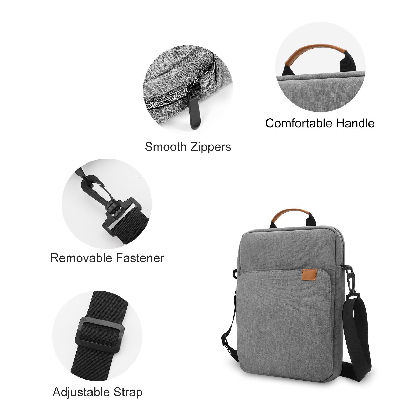 Tablet Sleeve Case, Laptop Shoulder Bag Fits for 13" New MacBook Air M4/A3240 2025, M3/A3113, M2/A2681