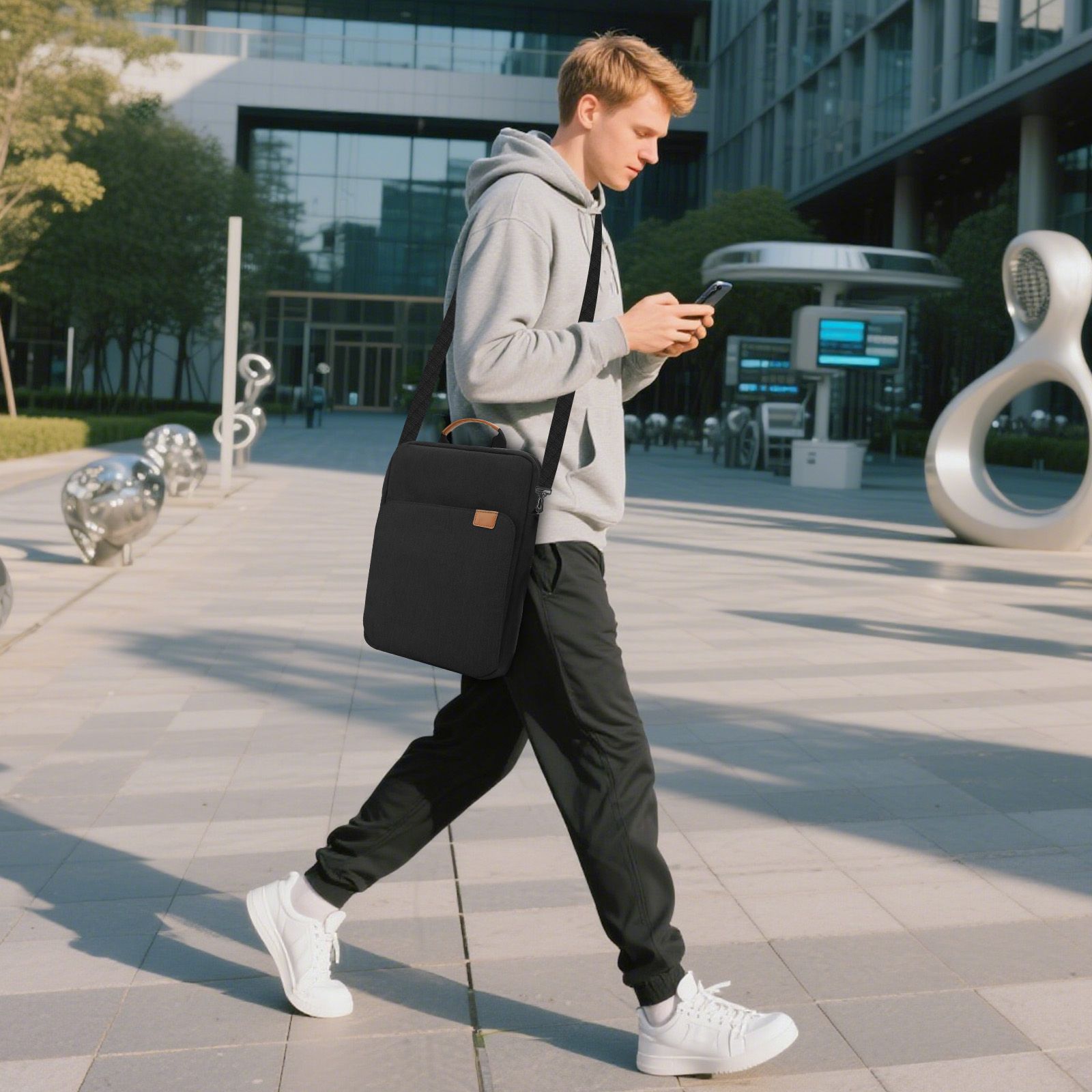 Tablet Sleeve Case, Laptop Shoulder Bag Fits for 13" New MacBook Air M4/A3240 2025, M3/A3113, M2/A2681