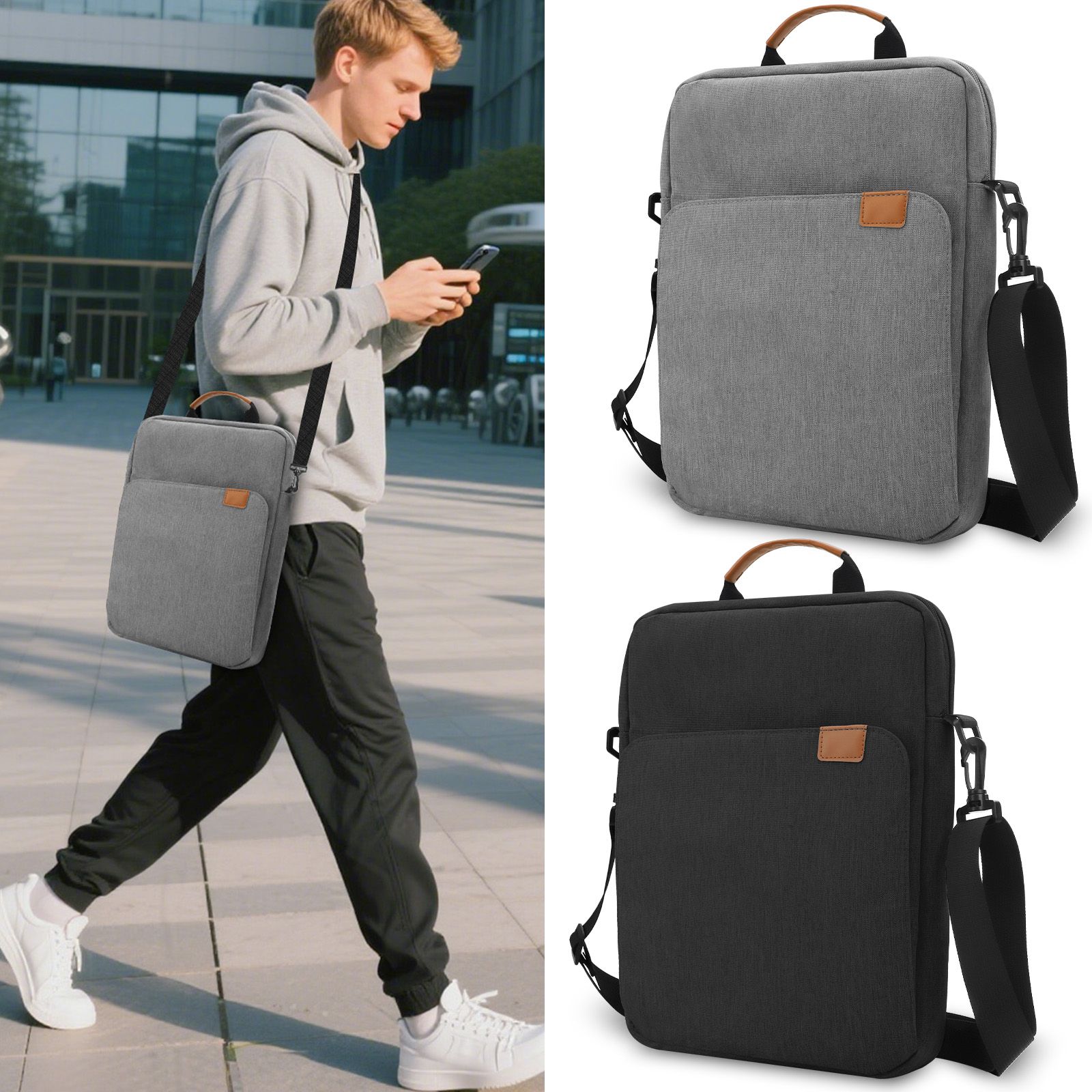 Tablet Sleeve Case, Laptop Shoulder Bag Fits for 13" New MacBook Air M4/A3240 2025, M3/A3113, M2/A2681