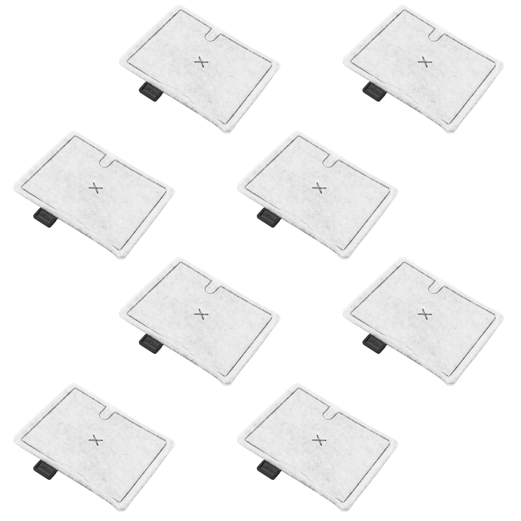 8pcs Filter Cartridges for Aquarium, S/M/L Small Aquarium Fish Tank Replacement Filters Fit for Minibow Aquarium Filters