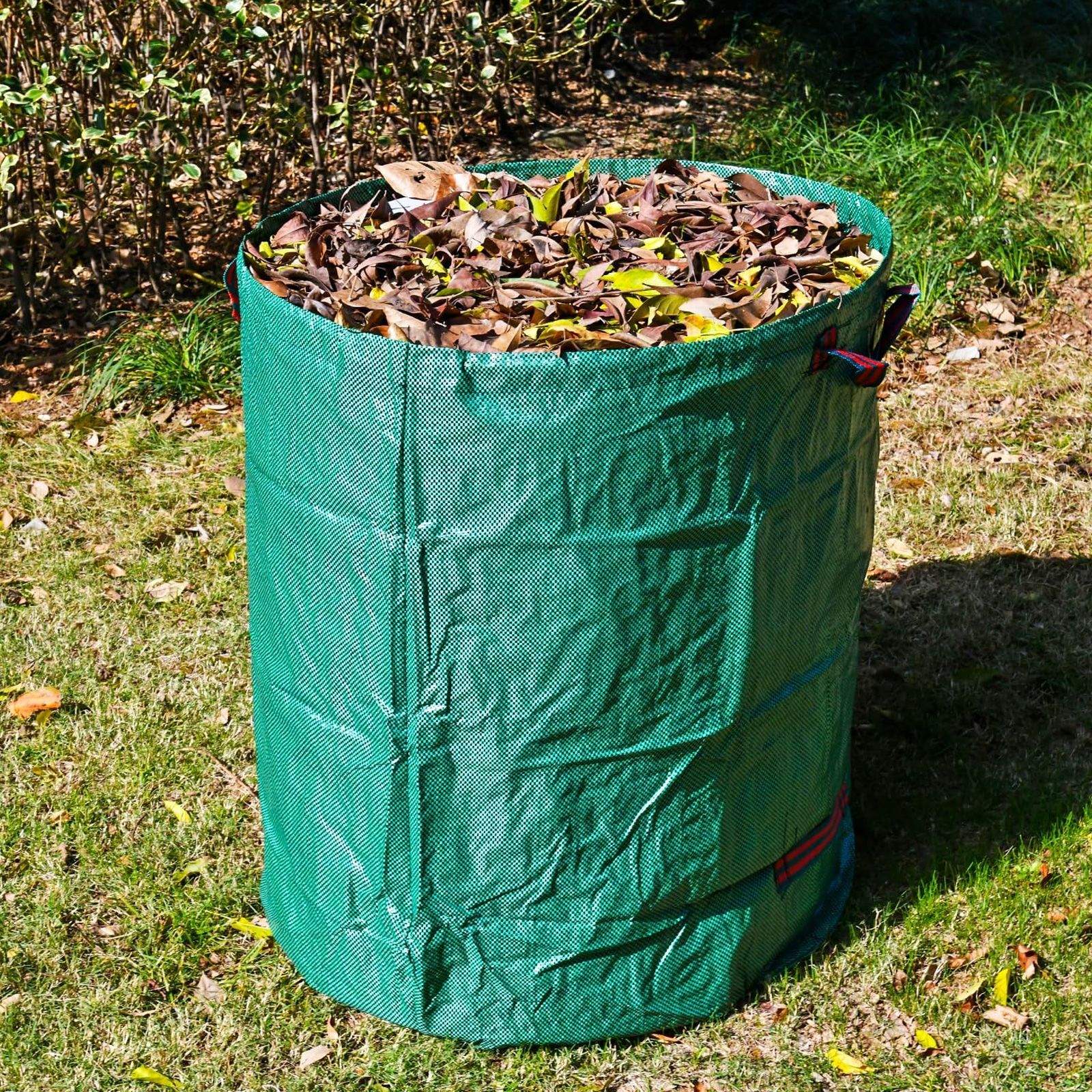 Reusable Yard Waste Bags 300L/200L, Lawn and Leaf Garden Bags with Reinforced Carry Handles, Heavy Duty Garden Camping Recycling Trash Bags