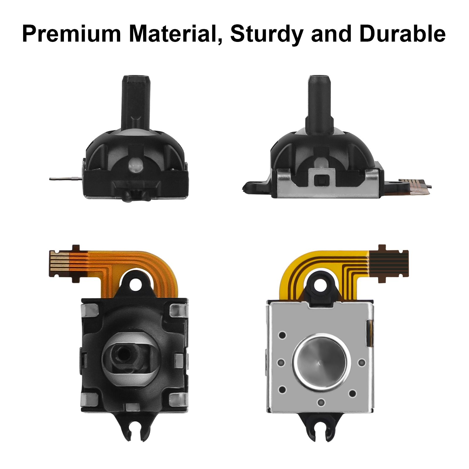 2-Pack Replacement Joystick Compatible with Playstation Portal, Analog Thumb Stick Repair Hall Effect Joystick for PS5 Portal(Left and Right Joystick), black