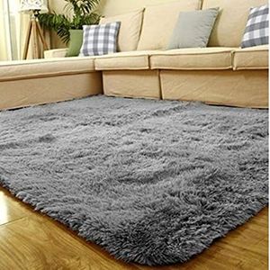 Soft Fluffy Carpets 5*8 Grey