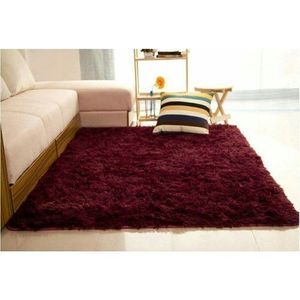 Fluffy Carpets 5*8 maroon