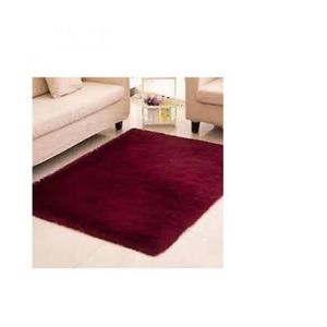 Fluffy Carpets 5*8 maroon