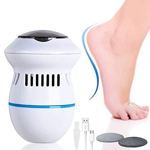 Motorized Callous Remover/Electric Grinder Callus Remover, Electric Foot Callus Remover - USB-Rechargeable Electric Callus Remover for Feet with Built-in Vacuum Removes Dead Skin from Feet, Portable E