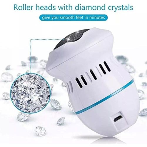 Motorized Callous Remover/Electric Grinder Callus Remover, Electric Foot Callus Remover - USB-Rechargeable Electric Callus Remover for Feet with Built-in Vacuum Removes Dead Skin from Feet, Portable E