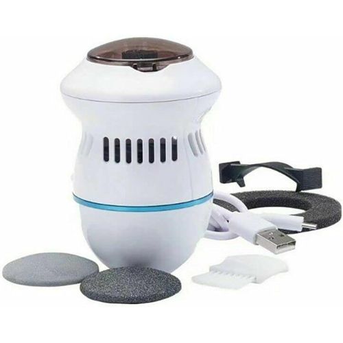 Motorized Callous Remover/Electric Grinder Callus Remover, Electric Foot Callus Remover - USB-Rechargeable Electric Callus Remover for Feet with Built-in Vacuum Removes Dead Skin from Feet, Portable E