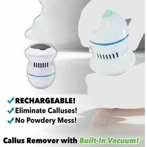 Motorized Callous Remover/Electric Grinder Callus Remover, Electric Foot Callus Remover - USB-Rechargeable Electric Callus Remover for Feet with Built-in Vacuum Removes Dead Skin from Feet, Portable E
