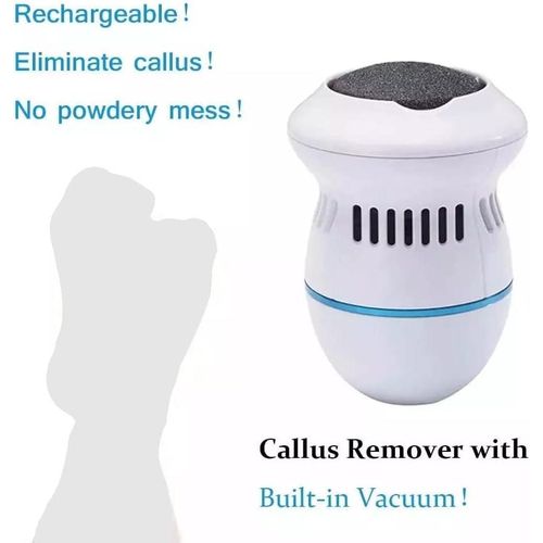 Motorized Callous Remover/Electric Grinder Callus Remover, Electric Foot Callus Remover - USB-Rechargeable Electric Callus Remover for Feet with Built-in Vacuum Removes Dead Skin from Feet, Portable E