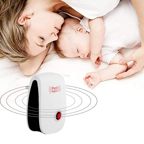 Electric Ultrasonic Pest Repeller to Repel Rats, Cockroach, Mosquito, Home Pest and Rodent Repelling Aid, Pack of 1