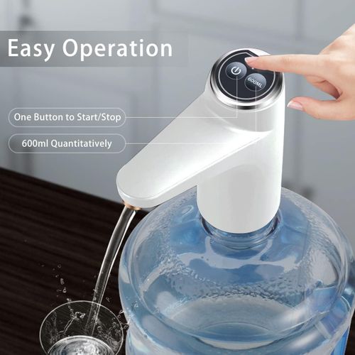 Automatic Water Dispenser for 5 Gallon Bottle, 600ml Quantitative Water Pump