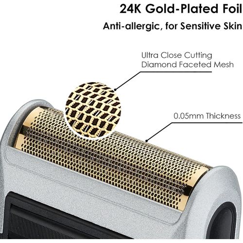 Yandou Original Retro Electric Razors for Men with Beard Trimmer, Rechargeable Mens Gold Foil Shavers, Strong Power