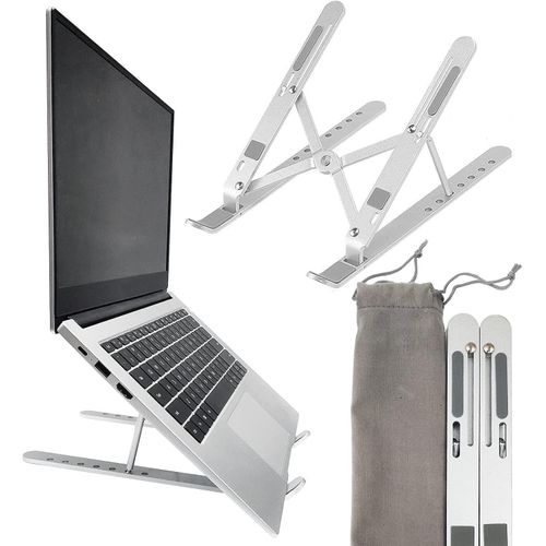 Hot Selling Laptop/tablet Stand Adjustable Ergonomic Portable Aluminum Holder, Anti Slip Laptop Riser Compatible With 9-15.6 Inch Laptops