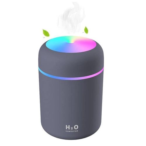 Hot Selling Colorful Cool Mini Humidifiers With LED Night Light, USB 300ml Mist Humidifiers For Car Office Room Bedroom, Portable Diffuser For Essential Oils, PACK OF 1, MULTICOLOR