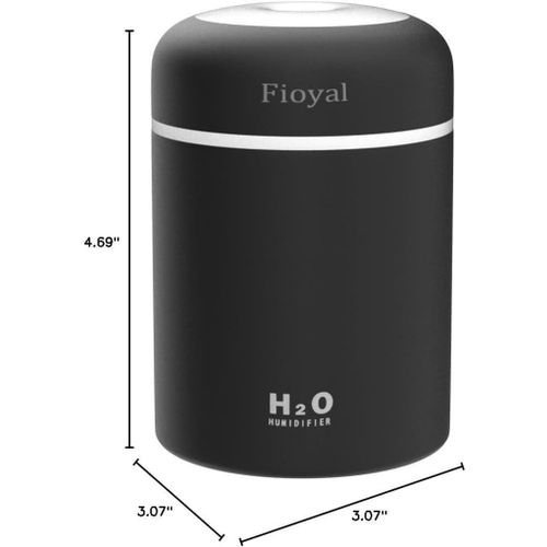 Hot Selling Colorful Cool Mini Humidifiers With LED Night Light, USB 300ml Mist Humidifiers For Car Office Room Bedroom, Portable Diffuser For Essential Oils, PACK OF 1, MULTICOLOR