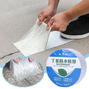Aluminium Foil Tape Waterproof Adhesive Rubber Tape Butyl Tape Sealing Tape Repair Tape For Leakage Waterproofing Water Tank Roof Pipe Window Seal Leak Wall Crack Repair
