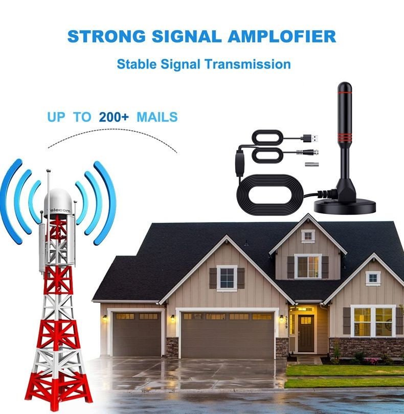Digital TV Aerial Antenna Indoor HDTV Antenna With Smart Signal Digital TV Antenna