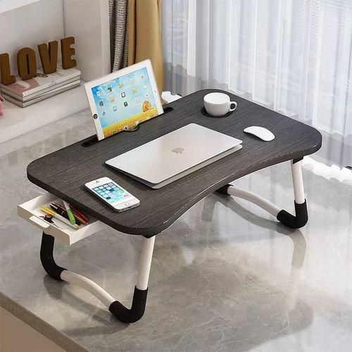 Foldable Portable Computer Laptop Stand Desk Work Study Table Bed Serving Breakfast Table
