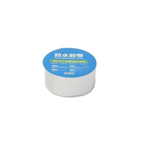 10m by 10cm Super Strong Adhesive Waterproof Permanent Repair Aluminium Butyl Tape Rubber Foil Suitable For Roof Leak, Surface Crack, Window Sill Gap, Boat Sealing, Home Renovation