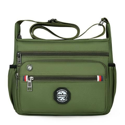 New large capacity men's shoulder bag with multiple pockets, crossbody bag, men's business casual backpack, tool bag, student backpack