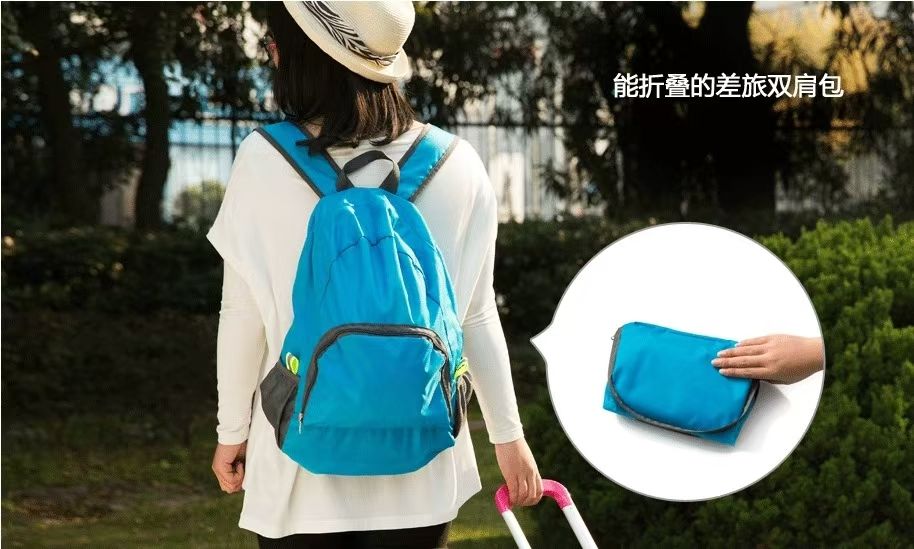 New Outdoor Sports Foldable Mountaineering Backpack for Men and Women, Waterproof, Ultra Lightweight, Thin Travel Bag