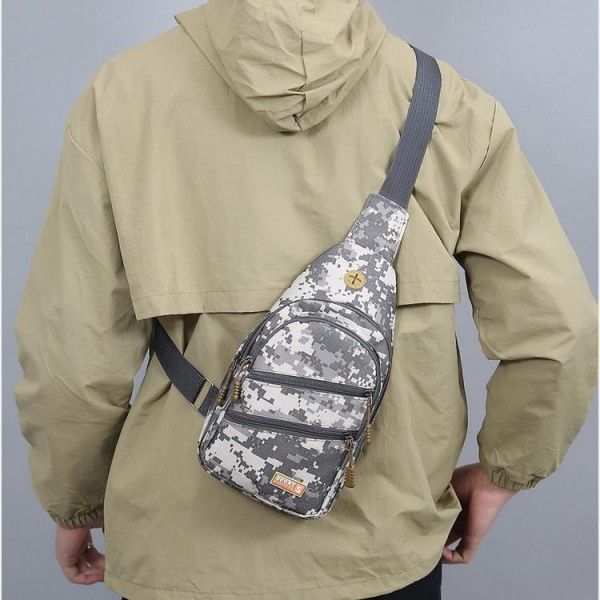 Men Exquisite Workmanship Simple Single Shoulder Lightweight Large Capacity Canvas Crossbody Bag  Cross-Body Sling Bags