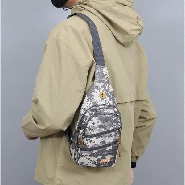 Men Exquisite Workmanship Simple Single Shoulder Lightweight Large Capacity Canvas Crossbody Bag  Cross-Body Sling Bags