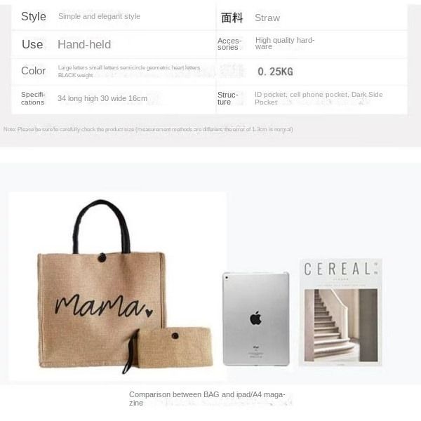 Fashion Printed Eco-Friendly Shopping Bag With Heavy Commuter Linen Tote  Tote Bags