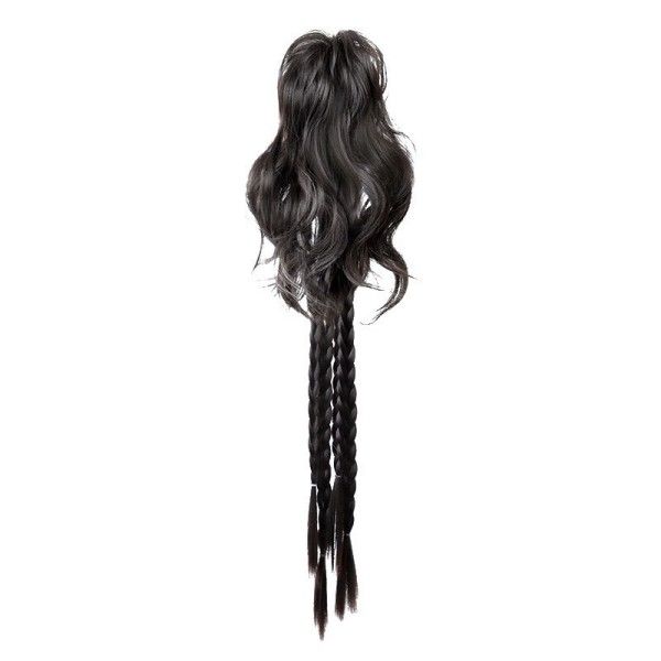 Women's Long Hair Simulates High Ponytail Boxing Braids With Half A Ponytail Wig Braid Pony Tail