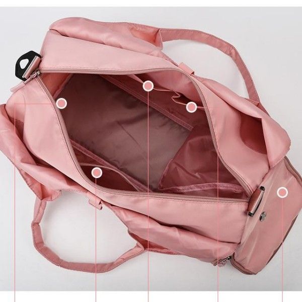 Yoga Women Sports Fitness Hand Luggage Wear-Resistant Large Capacity Storage Travel Bag