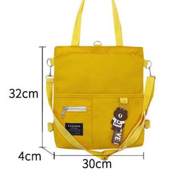 Single-Shoulder Diagonal Canvas Tutorial Bags For Primary And Junior High School Students