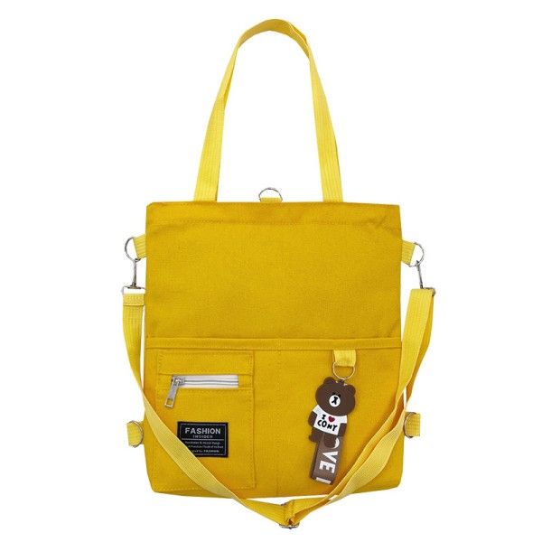 Single-Shoulder Diagonal Canvas Tutorial Bags For Primary And Junior High School Students