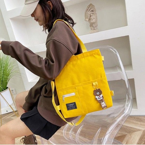 Single-Shoulder Diagonal Canvas Tutorial Bags For Primary And Junior High School Students