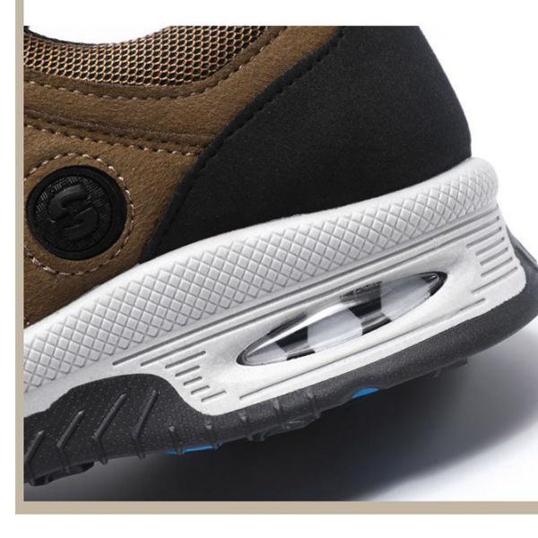 Men's fashion breathable mesh cloth anti-slip wear safety work labor protection shoes sports shoes  Sneakers