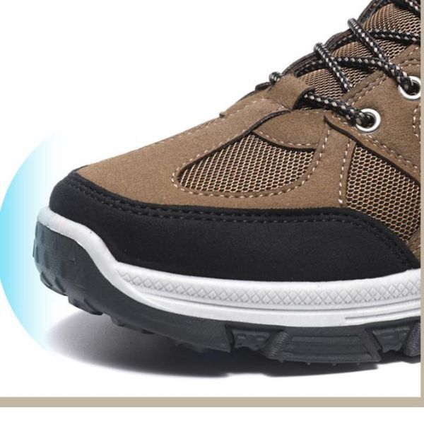 Men's fashion breathable mesh cloth anti-slip wear safety work labor protection shoes sports shoes  Sneakers