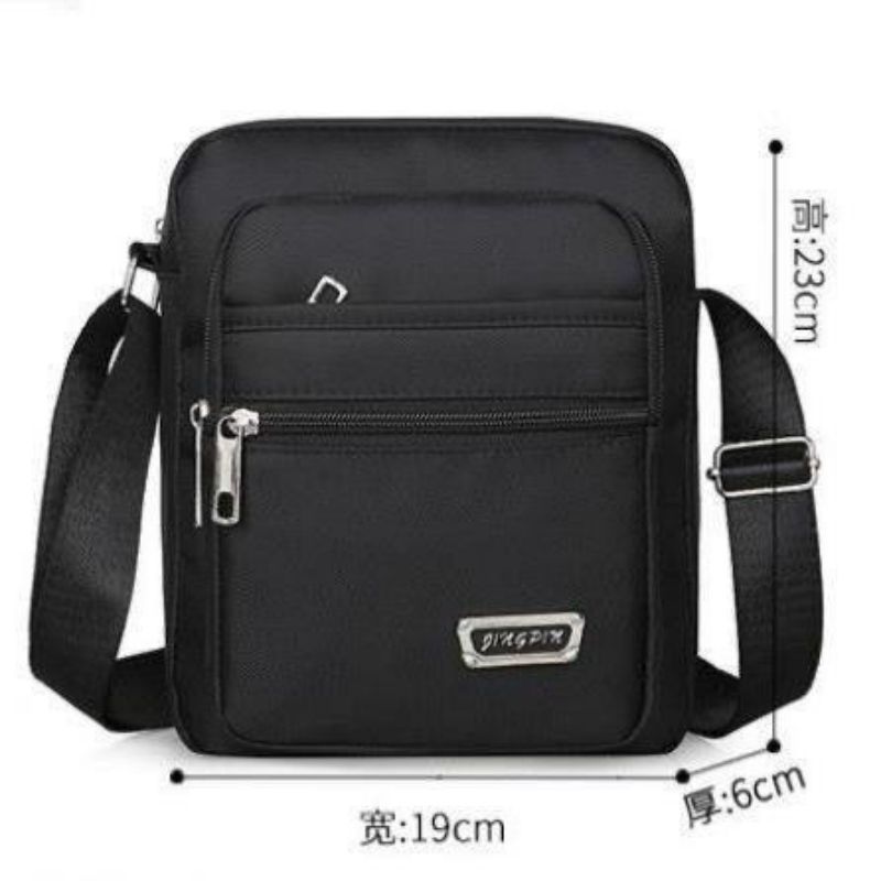 Leisure Large Capacity Multi-Layer Waterproof Shopping And Commuting Men's Shoulder Crossbody Bag Cross-Body Sling Bags