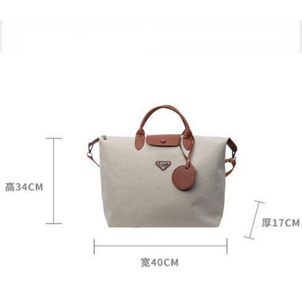 Large Capacity Gym Bag For Short Trips Advanced Sense Lightweight Going Out Handbag  Top-Handle Bags