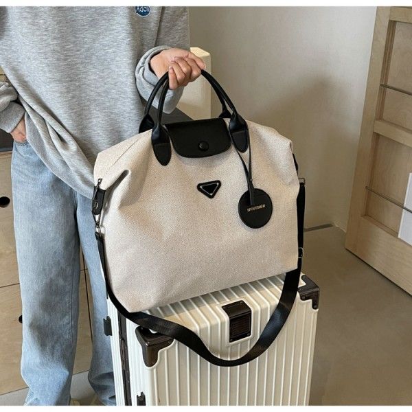 Large Capacity Gym Bag For Short Trips Advanced Sense Lightweight Going Out Handbag  Top-Handle Bags