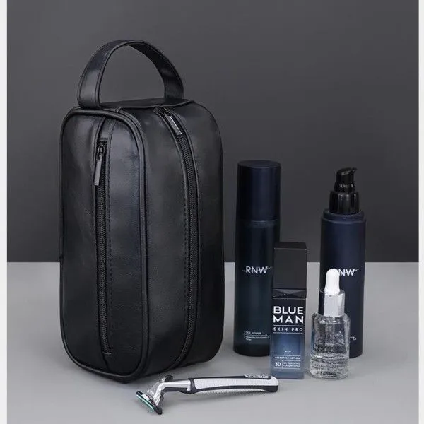 Travel And Business Trip Supplies, Outdoor Men's And Women's Toiletry Bags, Pu Portable Hand-Held Cosmetic Bags