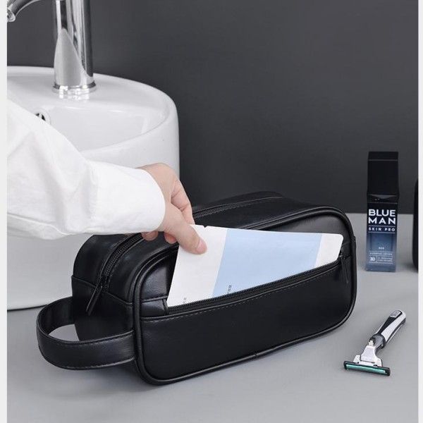 Travel And Business Trip Supplies, Outdoor Men's And Women's Toiletry Bags, Pu Portable Hand-Held Cosmetic Bags