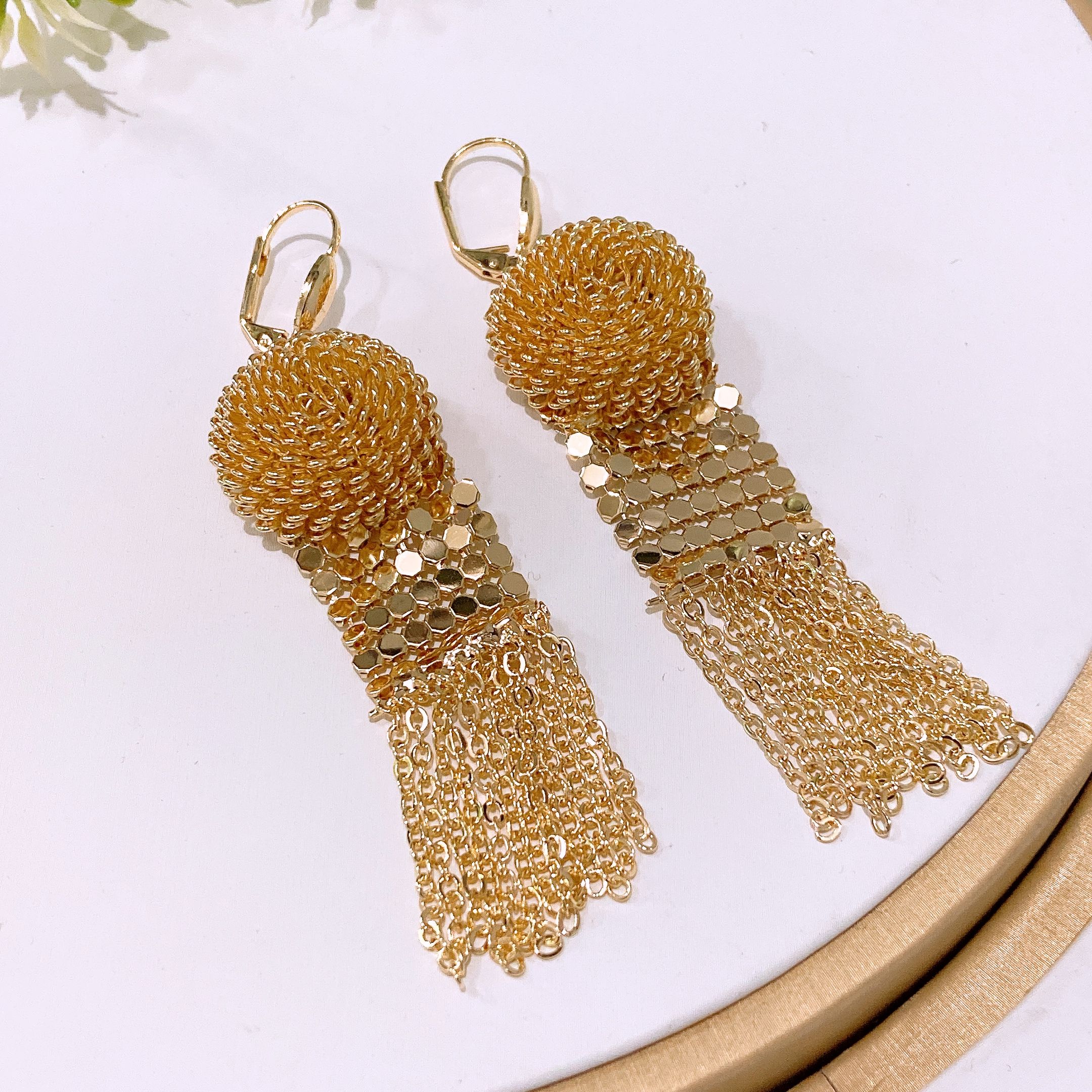 New 4-piece jewelry set, women's jewelry pendant bracelet earrings, adjustable rings for daily wear, women's party luxury jewelry set, Dubai women's wedding design pendant earring set