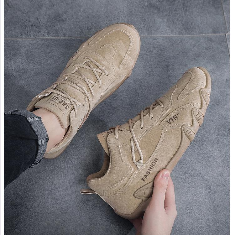 Men's Fine Work Before Lacing Breathable Work Work Non-Slip Sneakers Casual Board Shoes  Sneakers