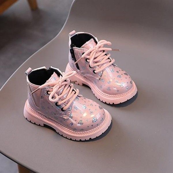 Wear-Resistant Anti-Slip Side Zipper English Midget Doc Martens Shoes