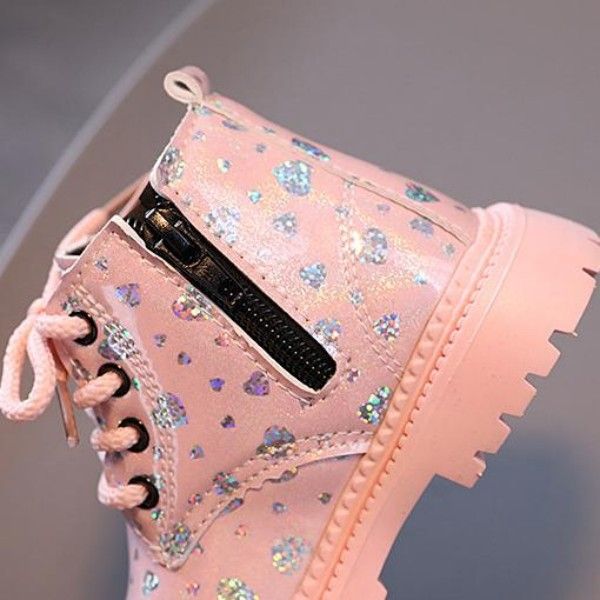 Wear-Resistant Anti-Slip Side Zipper English Midget Doc Martens Shoes