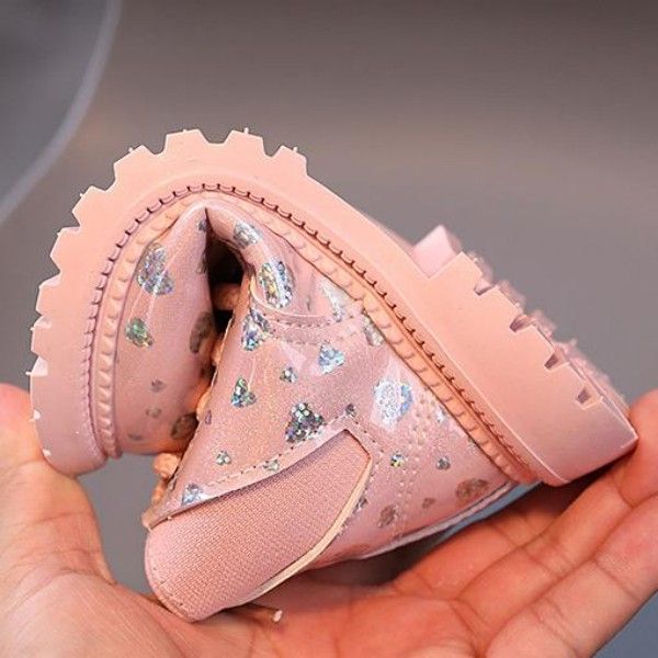 Wear-Resistant Anti-Slip Side Zipper English Midget Doc Martens Shoes