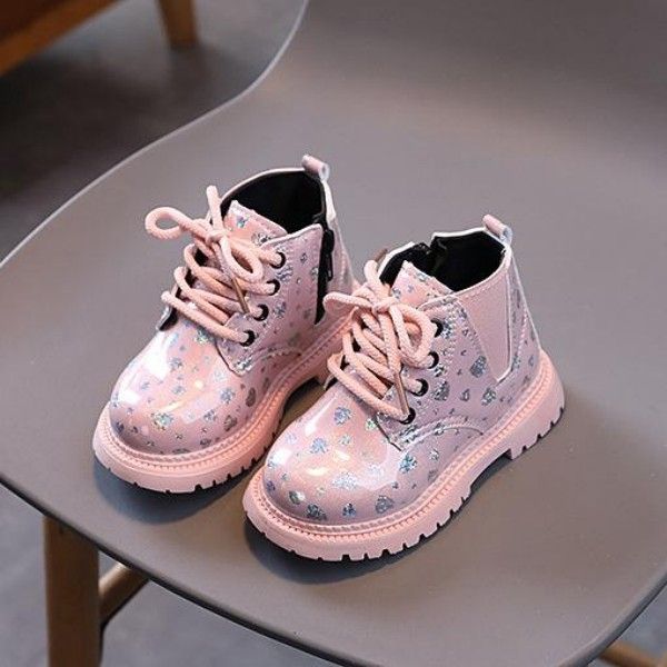 Wear-Resistant Anti-Slip Side Zipper English Midget Doc Martens Shoes