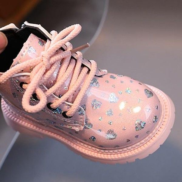 Wear-Resistant Anti-Slip Side Zipper English Midget Doc Martens Shoes